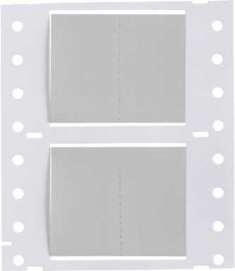 PermaSleeve Polyolefin Wire Marking Sleeves, 1" Dia x 1" W, Gray, Roll of 500