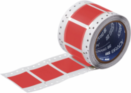 PermaSleeve Polyolefin Wire Marking Sleeves, Red, 1" Dia x 1" W