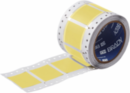 PermaSleeve Polyolefin Wire Marking Sleeves, Yellow, 1" Dia x 2" W, Roll of 500 Each