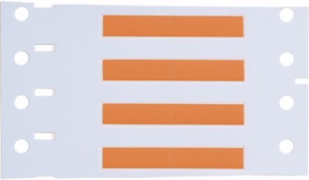 PermaSleeve Polyolefin Wire Marking Sleeves, 0.125" Dia x 1.5" W, Orange