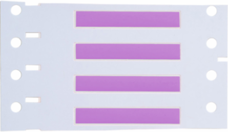 PermaSleeve Polyolefin Wire Marking Sleeves, 0.125" Dia x 1.5" W, Violet, Roll of 2500