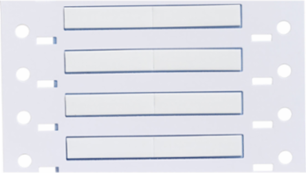 PermaSleeve Polyolefin Wire Marking Sleeves, White, 0.125" Dia x 1" W, Roll of 5000 Each