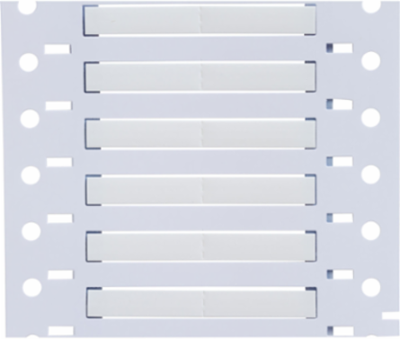 PermaSleeve 1" Core Polyolefin Wire Marking Sleeves, 0.125" Dia, White, 2000 Roll