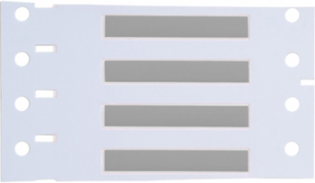 PermaSleeve Polyolefin Wire Marking Sleeves, 0.187" Dia x 1.5" W, Gray, Roll of 2500
