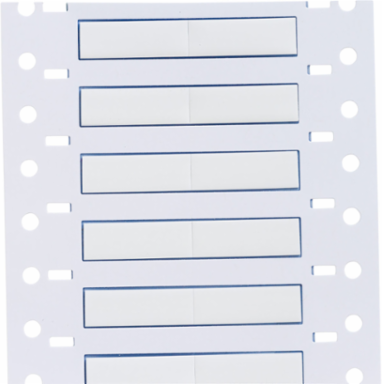 PermaSleeve Polyolefin Wire Marking Sleeves, White, 0.187" Dia x 1" W, Roll of 1000 Each
