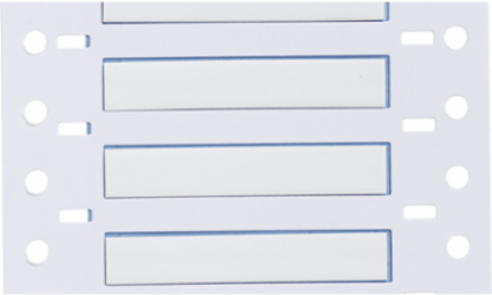 PermaSleeve Polyolefin Wire Marking Sleeves, White, 0.187" Dia x 2" W, Roll of 500 Each