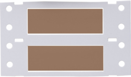 PermaSleeve Polyolefin Wire Marking Sleeves, 0.25" Dia x 2" W, Brown, Roll of 500