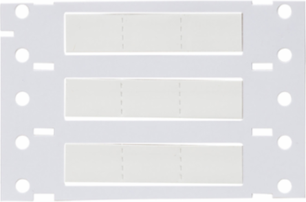PermaSleeve Polyolefin Wire Marking Sleeves, White, 0.25" Dia x 0.67" W, Roll of 7500 Each