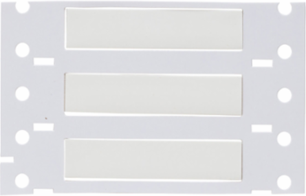PermaSleeve Polyolefin Wire Marking Sleeves, 0.25" Dia x 2" W, White