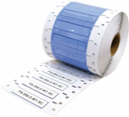 PermaSleeve 1" Core Wire Marking Sleeves, 0.25" Dia x 1" W, 500 Markers/Roll
