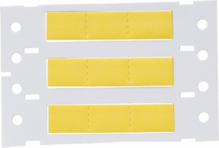 PermaSleeve Polyolefin Wire Marking Sleeves, Yellow, 0.25" Dia x 0.67" W, Roll of 7500 Each