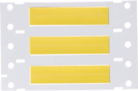 PermaSleeve Heat-Shrink Polyolefin Wire Marking Sleeves 0.25 Inch Dia x 2 Inch W, Yellow