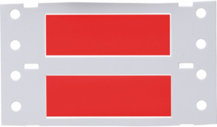 PermaSleeve Polyolefin Wire Marking Sleeves, 0.375" Dia x 2" W, Red, Roll of 250