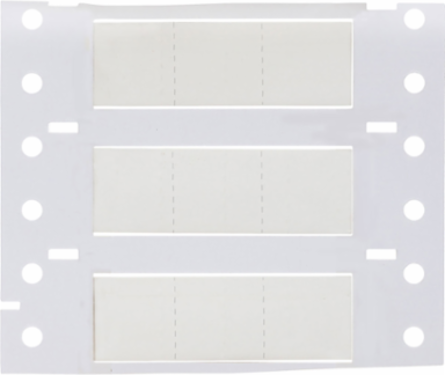 PermaSleeve Polyolefin Wire Marking Sleeves, White, 0.375" Dia x 0.67" W, Roll of 3000 Each