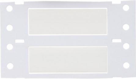 PermaSleeve Polyolefin Wire Marking Sleeves, 0.375" Dia x 2" W, White