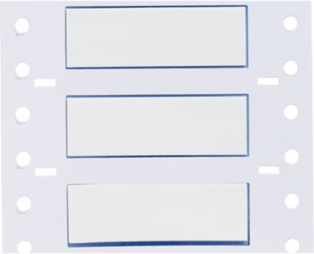 PermaSleeve Polyolefin Wire Marking Sleeves, White, 0.375" Dia x 2" W, Roll of 250 Each