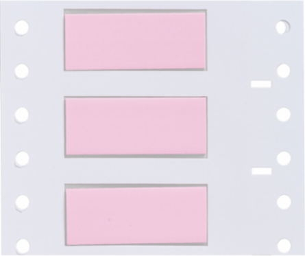 PermaSleeve Polyolefin Wire Marking Sleeves, 0.5" Dia x 1.5" W, Pink, Roll of 500