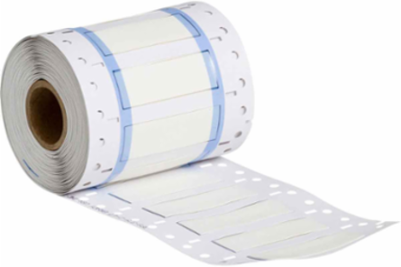 PermaSleeve Wire Marking Sleeves, 0.5 Inch Dia x 2 Inch W, 250 Labels/Roll