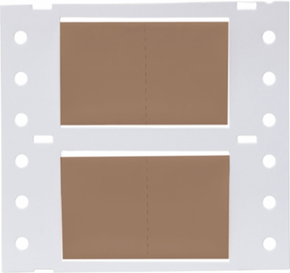 PermaSleeve Polyolefin Wire Marking Sleeves, 0.75" Dia x 1" W, Brown, Roll of 500