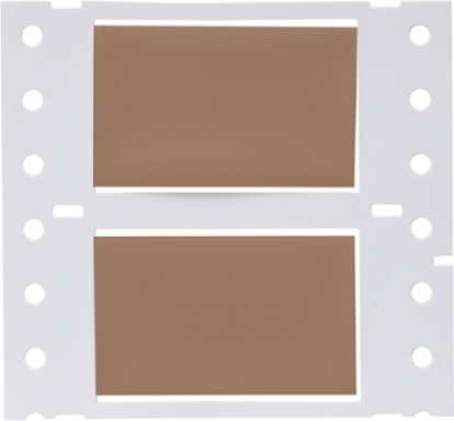 PermaSleeve Polyolefin Wire Marking Sleeves, 0.75" Dia x 2" W, Brown, Roll of 100
