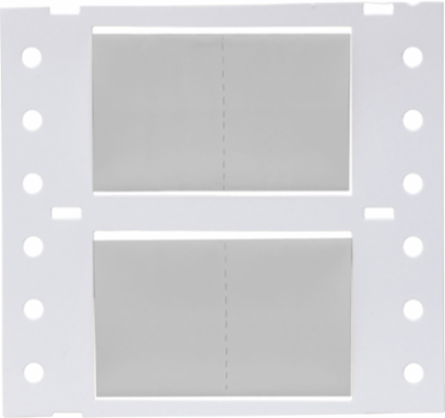 PermaSleeve Polyolefin Wire Marking Sleeves, 0.75" Dia x 1" W, Gray, Roll of 500