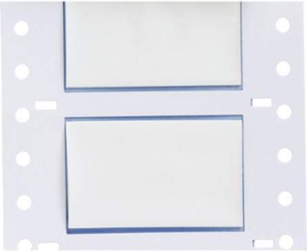 PermaSleeve Polyolefin Wire Marking Sleeves, White, 0.75" Dia x 2" W, Roll of 250 Each