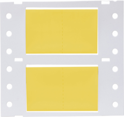 PermaSleeve Heat-Shrink Wire Marking Sleeves, 0.75 Inch Dia x 1 Inch W, Yellow, Roll of 200