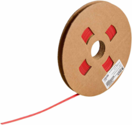 PermaSleeve Polyolefin Wire Marking Sleeves, 0.125" Dia x 100' L, Red