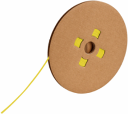 PermaSleeve Polyolefin Wire Marking Sleeves, 0.125" Dia x 250' L, Yellow