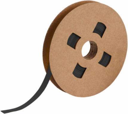 PermaSleeve Polyolefin Wire Marking Sleeves, 1.5" Dia x 50' L, Black