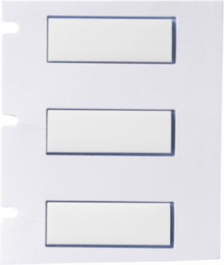 PermaSleeve Wire Marking Sleeves 0.187 Inch Dia x 1 Inch W, White, Roll of 100