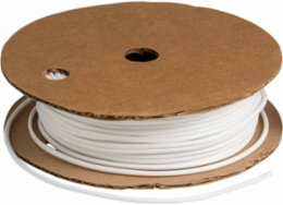Vinyl Tubing, White, 0.112 Inch Dia x 100 ft, Chemical-Resistant, Roll