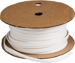 Tubing, Vinyl, White, 0.278 Inch Dia x 100 ft L, Chemical-Resistant