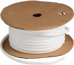 BradyMark™ PVC Tubing, Vinyl, White, 0.249 Inch Dia x 100 ft L, Chemical-Resistant