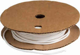 BradyMark PVC Tubing, White, 0.124 Inch Dia x 500 ft, Hot Stamping Compatible