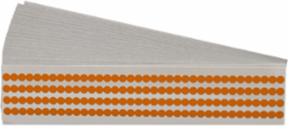 Quik-Dot Markers Vinyl 0.250 in Dia Orange 25 Pk