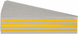 Quik-Dot Markers Vinyl 0.250 in Dia Yellow 25 Pk