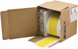 BradyWrap Tedlar Polyvinyl Fluoride Labels, 1.5 Inch x 100 ft, Yellow