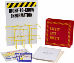 2-1/2 Inch MSDS Information Center, Wall Mounted, Polystyrene Construction