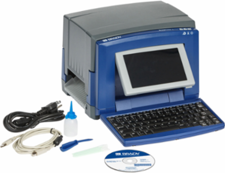 Desktop Sign and Label Printer, 4 in Max Print Width, 300 dpi Resolution, 600 Labels/Day