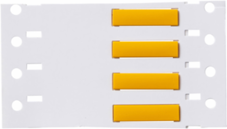 BSP45 Low Smoke Zero Halogen Wire Marking Sleeves, 0.125 Inch Dia x 1 Inch W, Yellow