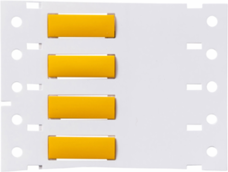BSP45 Low Smoke Zero Halogen Wire Marking Sleeves, 0.187 Inch Dia x 1 Inch W, Yellow