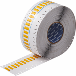BSP45 Low Smoke Zero Halogen Wire Marking Sleeves, 0.187 Inch Dia x 1 Inch W, Yellow