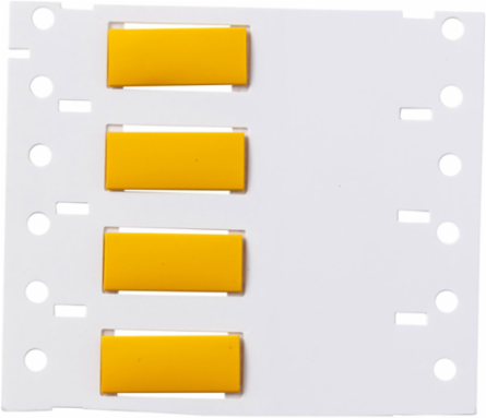 BSP45 PermaSleeve Low Smoke Zero Halogen Sleeves 0.25 Inch Dia x 1 Inch W, Yellow