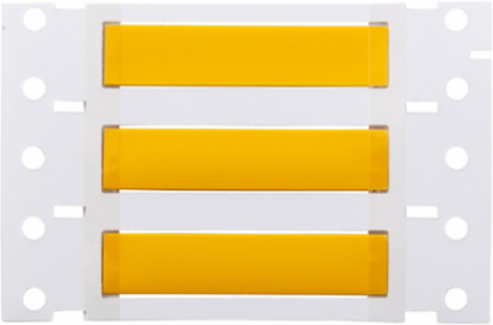 BSP45 Low Smoke Zero Halogen Wire Marking Sleeves, 0.25 Inch Dia x 2 Inch W, Yellow