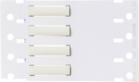 BSPTM45 PermaSleeve Heat Shrink Polyolefin Sleeves, 0.125 Inch Dia x 1 Inch W, White