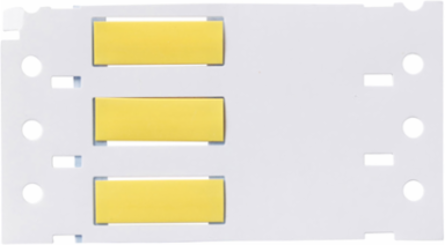 BSP45 Heat Shrink Wire Marking Sleeves, 0.187 Inch Dia x 1 Inch W, Yellow