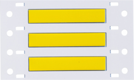 BSP45 Heat Shrink Polyolefin Wire Marking Sleeves, 0.187 Inch Dia x 2 Inch W, Yellow