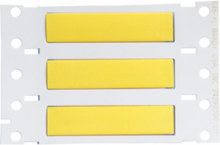 BSPTM45 Heat Shrink Wire Marking Sleeves, 0.25 Inch Dia x 2 Inch W, Yellow, 2500 Qty
