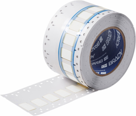 BSP45 Heat Shrink Wire Marking Sleeves, 0.375 Inch Dia x 1 Inch W, White